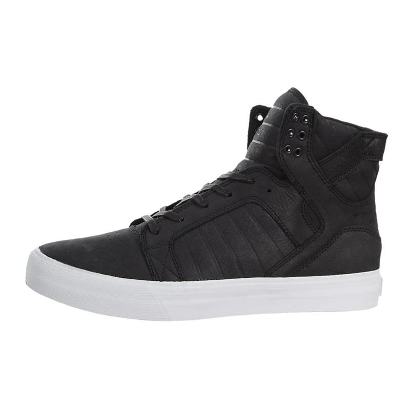 Buty Supra SKYTOP HF - Sneakersy Wysokie Damskie - Czarne (XRQD-49207)